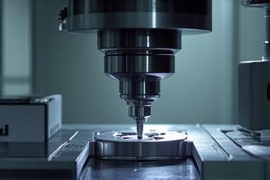 Delta Makina CNC Machine manufacturing a complex part